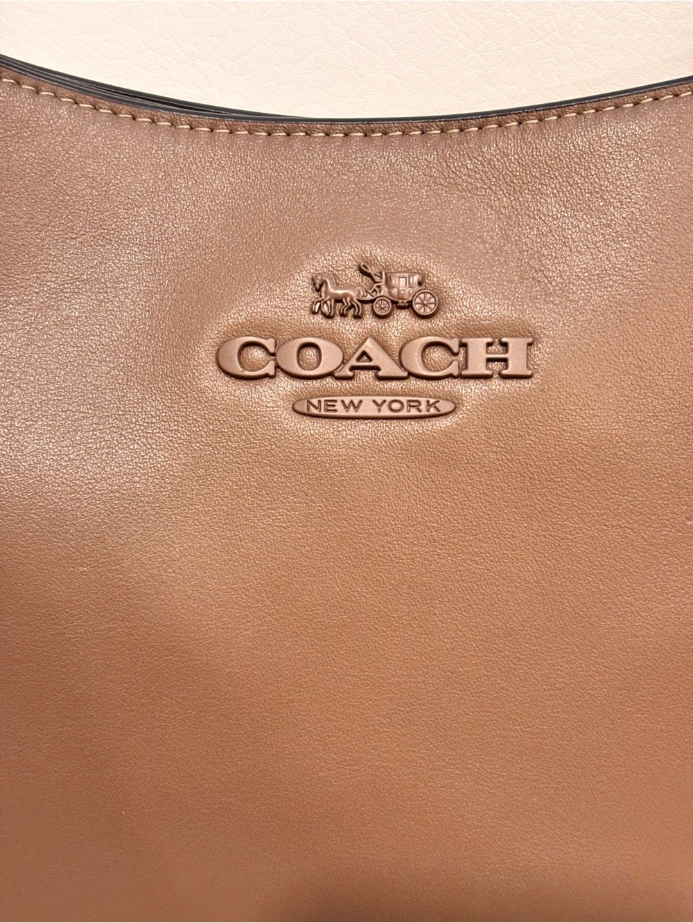 COACH Penelope Brown Saddle Shoulder Bag NWT $350+ - Picture 2 of 15